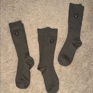 lululemon athletica Gray Socks